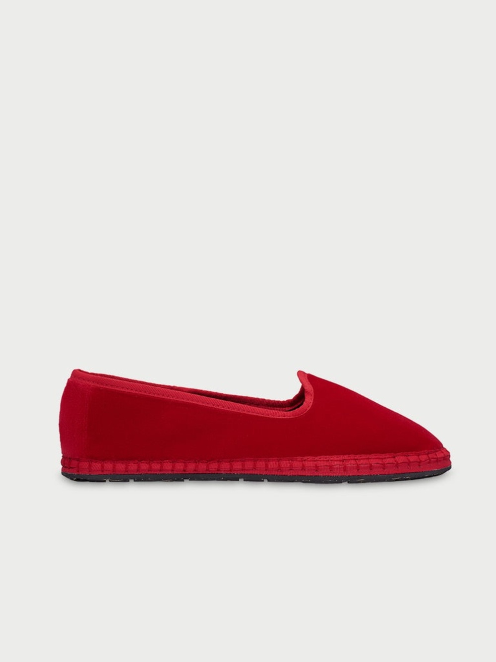 Flabelus Rochester Red Velvet Flats | EU 36